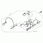 Схема узла: Air distributor для Honda GL1500 Gold Wing Special Edition