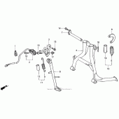 Схема вузла: Підставка для Honda CBR600 CBR600F Smokin Joe s Edition