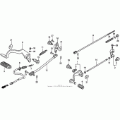 Схема узла: Педаль(Лапка) для Honda VT750 Shadow Deluxe