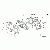 Схема узла: Спидометр для Honda FJS600 Silver Wing