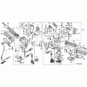 Схема узла: Пульт управления рулевой для Honda GL1800 Gold Wing