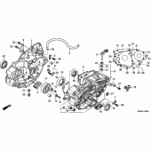 Схема вузла: Картер двигуна для Honda CRF250 CRF250R