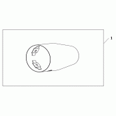 Схема вузла: Tapered ex.pipe f для Honda GL1800 Gold Wing