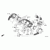 Схема вузла: Повітряний фільтр для Honda CRF1000 Africa Twin