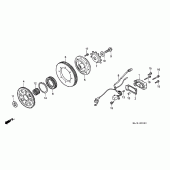 Схема вузла: Привід стартера для Honda ST1100 Pan-European