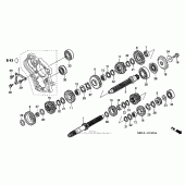 Схема вузла: Трансмісія для Honda CBR1000 CBR1000RR Fireblade