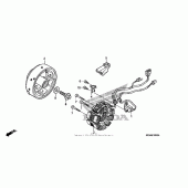 Схема вузла: Генератор для Honda CMX250 Rebel