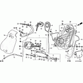 Схема узла: Топливный бак для Honda FSC600 Silver Wing