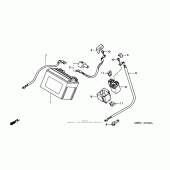 Схема вузла: Акумулятор для Honda VTR1000 Superhawk