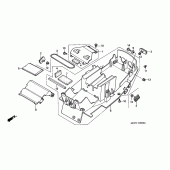 Схема вузла: Заднє крило (VTR1000SPY / 1) для Honda VTR1000 VTR SP-1