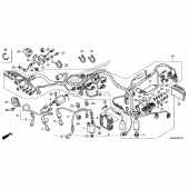 Схема вузла: Wire Harness (2) для Honda VT750 Shadow Aero