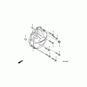 Схема вузла: Кришка генератора для Honda CB600F Hornet