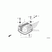 Схема узла: Клапанная крышка для Honda CRF150 CRF150F