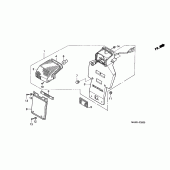 Схема вузла: Задній ліхтар (Стоп-сигнал) для Honda NX650 Dominator