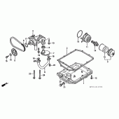 Схема вузла: Масляний насос для Honda ST1100 Pan-European