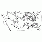 Схема вузла: Панель приладів для Honda NX250