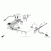Схема узла: Педаль(Лапка) для Honda ST1300 Pan-European Police