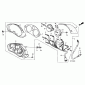 Схема узла: Панель приборов для Honda CBF150