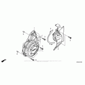 Схема вузла: Кришка генератора для Honda CMX500 Rebel