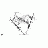 Схема вузла: Шток & Клапан для Honda CMX250 Rebel