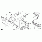 Схема вузла: Задній важіль (Маятник) для Honda CRF150 CRF150RB