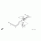 Схема вузла: Air injection valve для Honda NT700 Deauville
