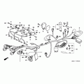 Схема вузла: Електрообладнання (CB600F3 / 4/5/6) для Honda CB600F Hornet