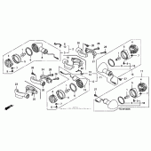 Схема вузла: Поворотники для Honda VTX1800
