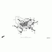 Схема узла: Rear power unit (cbr600ra) для Honda CBR600