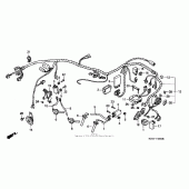 Схема вузла: Електрообладнання для Honda VF750 Magna