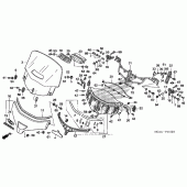 Схема вузла: Windscreen (gl1800 / a 05) для Honda GL1800 Gold Wing