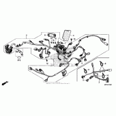 Схема вузла: Wire harness (2) для Honda VT1300 Fury
