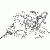 Схема вузла: Рама для Honda CBR1000 CBR1000F Hurricane