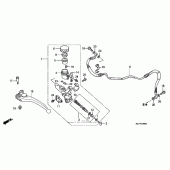 Схема вузла: Циліндр зчеплення для Honda RVT1000R RVT RC51