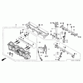 Схема вузла: Дросельна заслонка (CBR600RR3 / 4) для Honda CBR600 CBR600RR