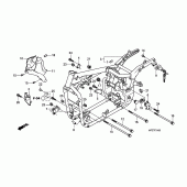 Схема вузла: Рама для Honda VT750 Shadow Spirit