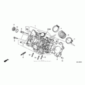 Схема вузла: Головка циліндра для Honda NC700