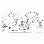 Схема узла: Сиденье для Honda CMX250 Rebel