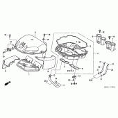 Схема вузла: Повітряний фільтр для Honda CBR600 CBR600FR Racing Edition