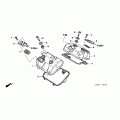 Схема узла: Клапанная крышка для Honda NT700 Deauville