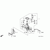 Схема вузла: Паливний насос (CBR900RRY, 1 / RE1) для Honda CBR900RR CBR929RR Fireblade