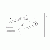 Схема узла: Lower sadd*r274m* для Honda GL1800 Gold Wing