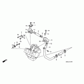 Схема узла: Водяной насос для Honda VF750 Magna