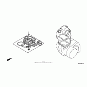 Схема вузла: Комплект прокладок А для Honda CRF250 CRF250L