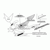 Схема вузла: Mark (06- 08) для Honda VFR800 Interceptor