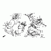 Схема вузла: Cowling comp для Honda XRV750 Africa Twin