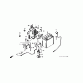 Схема вузла: Акумулятор для Honda ST1100 Pan-European