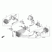 Схема вузла: Поворотники для Honda XR650