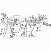 Схема вузла: Se handle + switch + cables для Honda GL1500 Gold Wing Special Edition