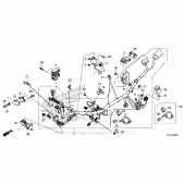 Схема вузла: Wire Harness (1) для Honda CRF250